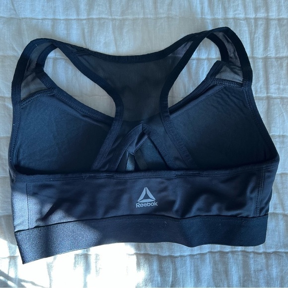 Reebok Black Padded Racerback Sports Bra Size Small - Picture 7 of 9